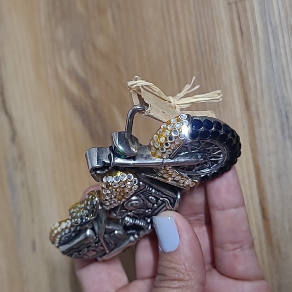 Swarovski  cristals bealt buckle motorcycle - Picture 5 of 5